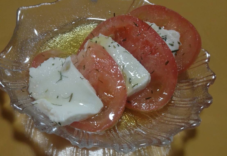 豆富のカプレーゼ